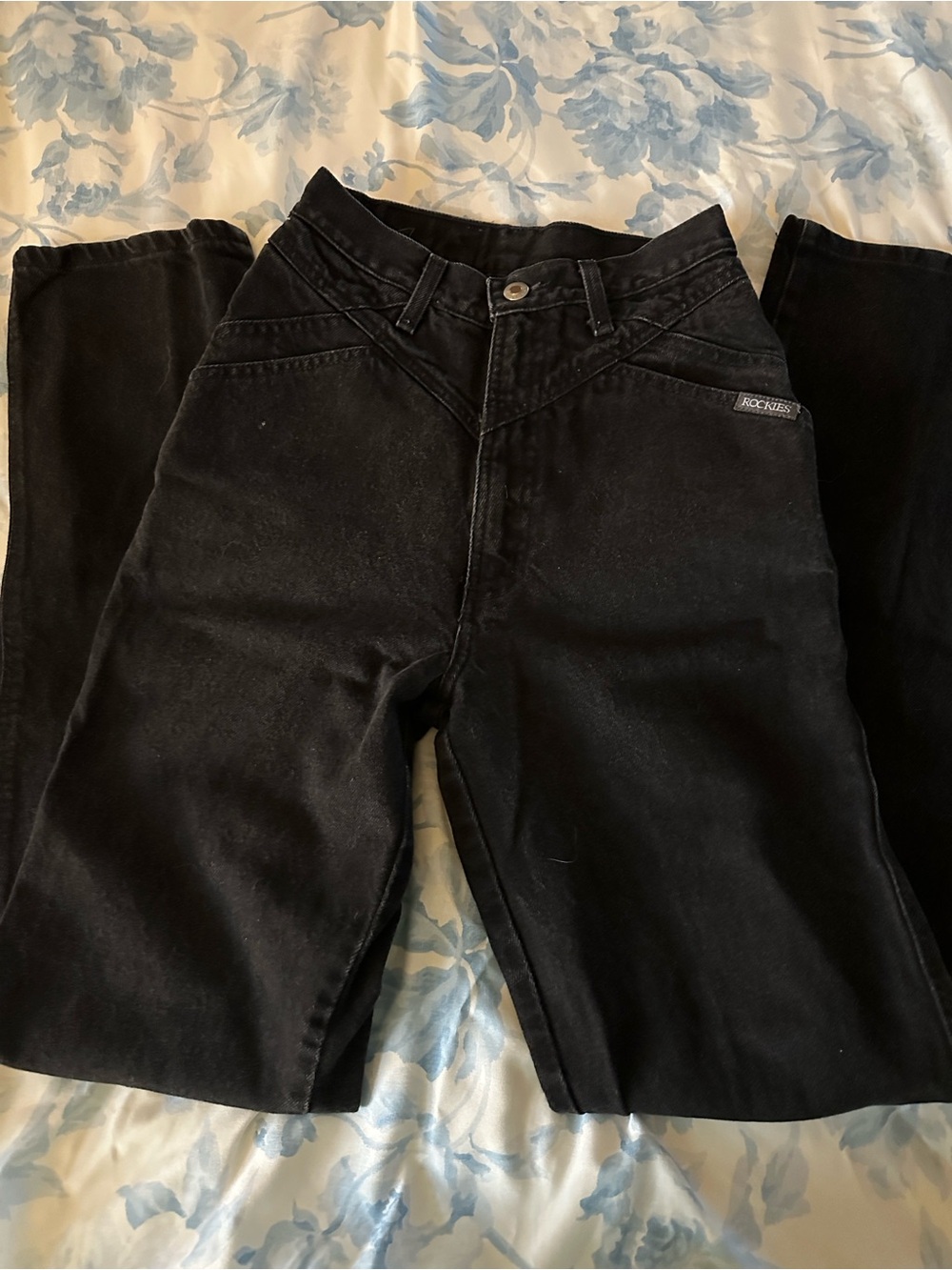 Rockies Women's Straight Leg Jeans in Black